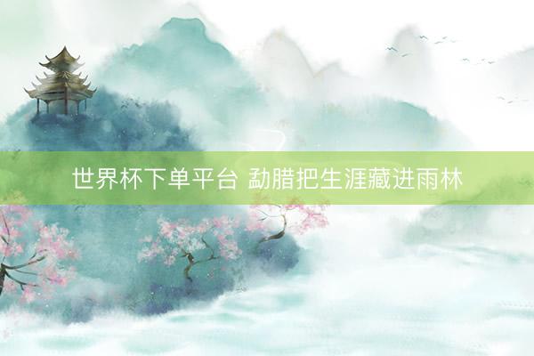 世界杯下单平台 勐腊把生涯藏进雨林