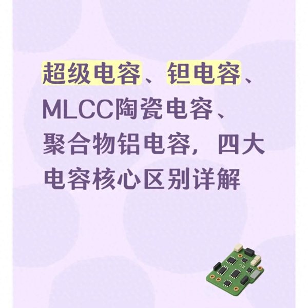 世界杯下单平台 超等电容、钽电容、MLCC陶瓷电容、团聚物铝电容, 中枢区别详解